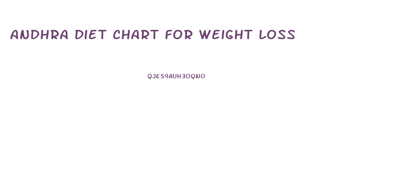 andhra diet chart for weight loss