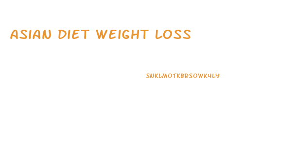 asian diet weight loss