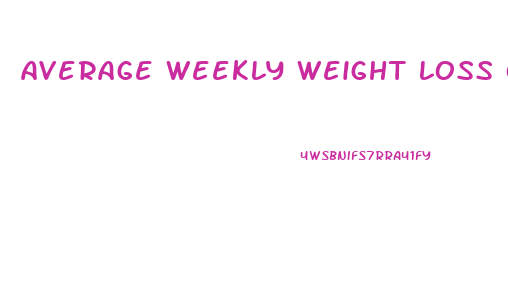 average weekly weight loss on liquid diet