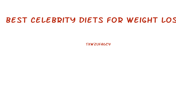 best celebrity diets for weight loss