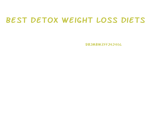 best detox weight loss diets