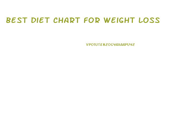 best diet chart for weight loss