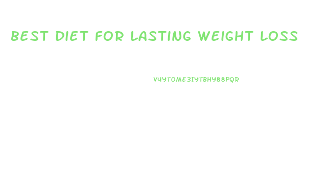 best diet for lasting weight loss