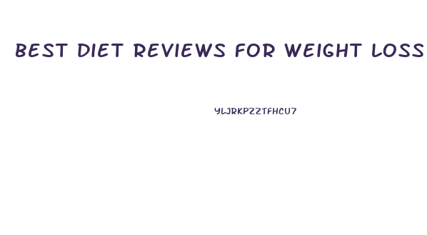 best diet reviews for weight loss