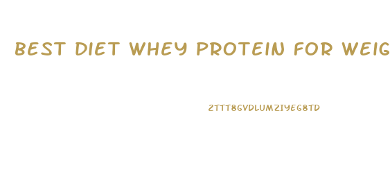 best diet whey protein for weight loss