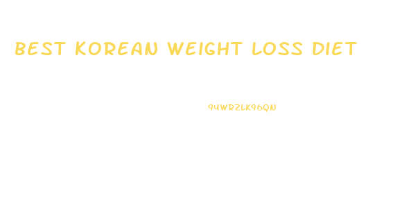 best korean weight loss diet