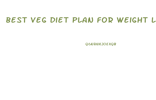 best veg diet plan for weight loss