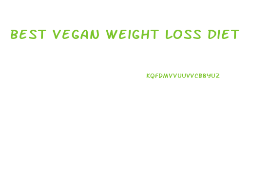 best vegan weight loss diet