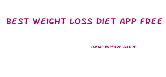 best weight loss diet app free