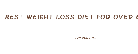 best weight loss diet for over 65
