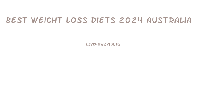 best weight loss diets 2024 australia