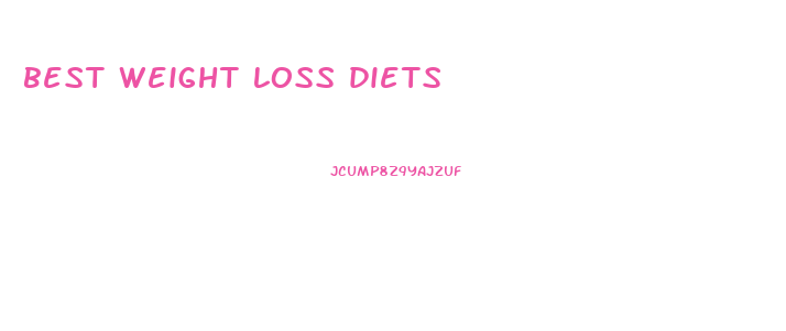 best weight loss diets