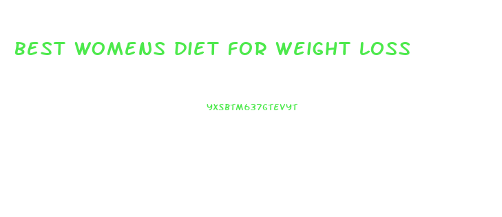 best womens diet for weight loss