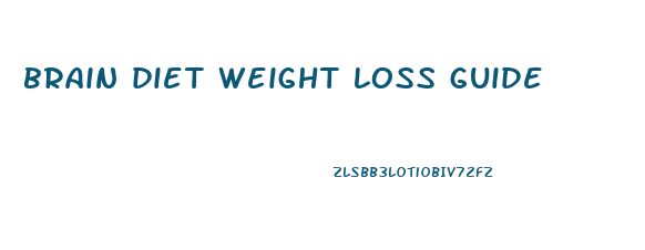 brain diet weight loss guide
