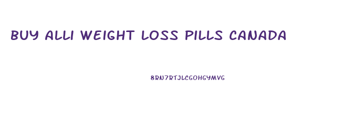 buy alli weight loss pills canada
