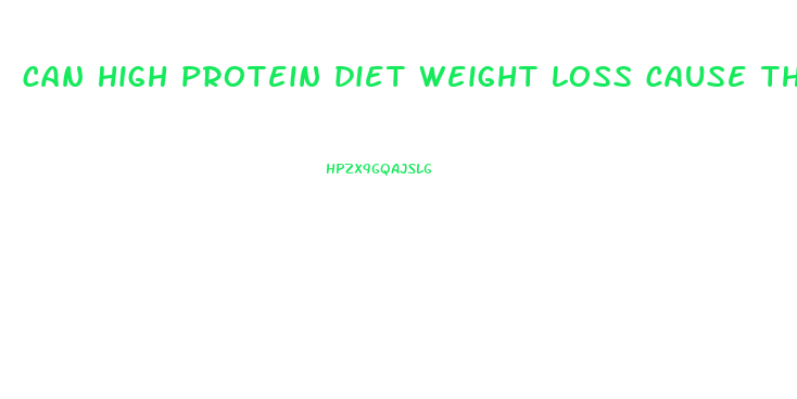 can high protein diet weight loss cause thyroid issues