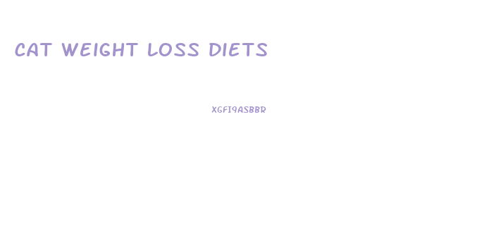 cat weight loss diets