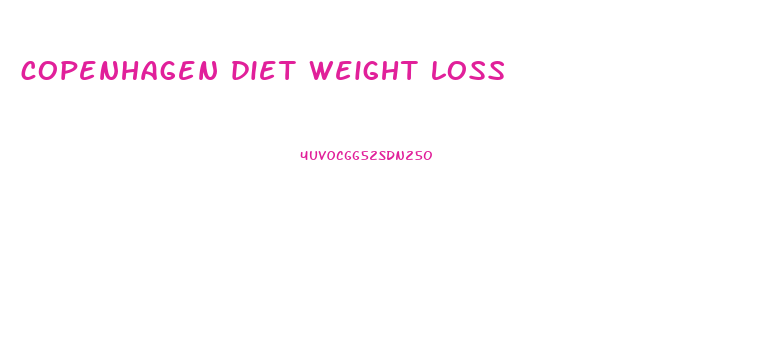 copenhagen diet weight loss