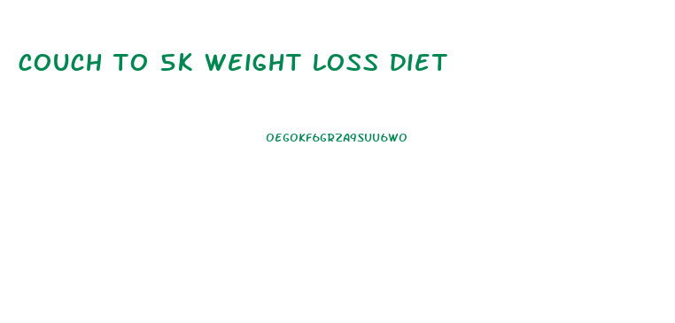 couch to 5k weight loss diet