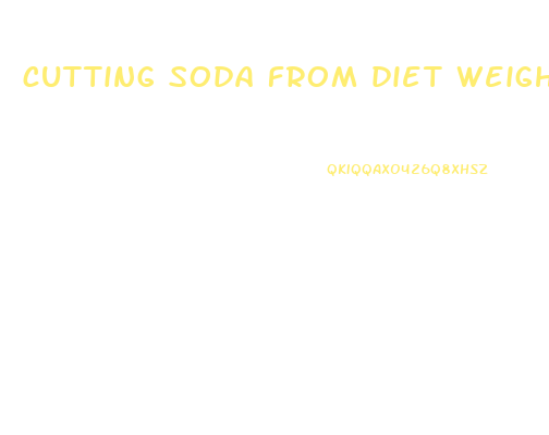 cutting soda from diet weight loss