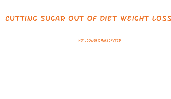 cutting sugar out of diet weight loss