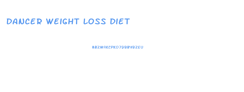 dancer weight loss diet