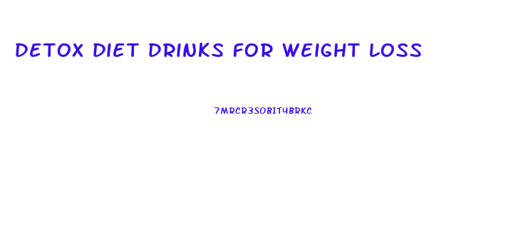 detox diet drinks for weight loss