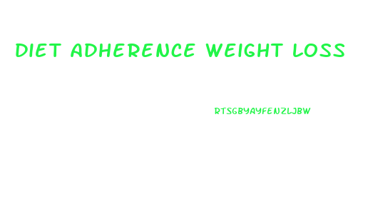 diet adherence weight loss