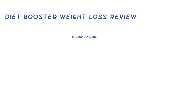 diet booster weight loss review