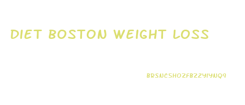 diet boston weight loss