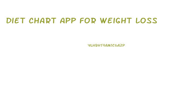 diet chart app for weight loss