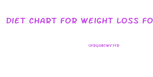 diet chart for weight loss for female age 25