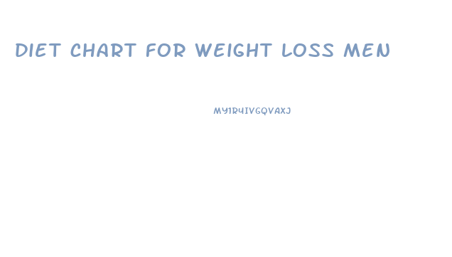 diet chart for weight loss men