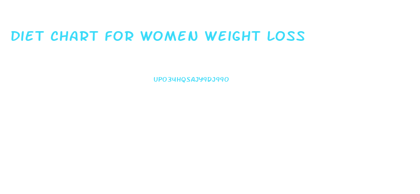 diet chart for women weight loss