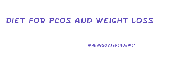 diet for pcos and weight loss