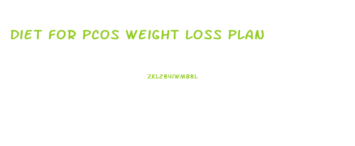 diet for pcos weight loss plan