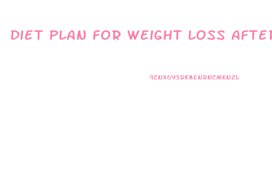 diet plan for weight loss after 40