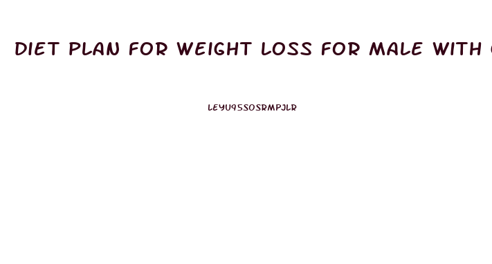 diet plan for weight loss for male with gym