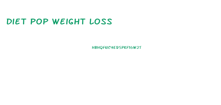 diet pop weight loss