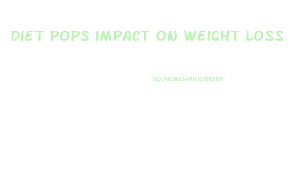 diet pops impact on weight loss