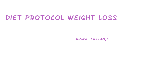 diet protocol weight loss