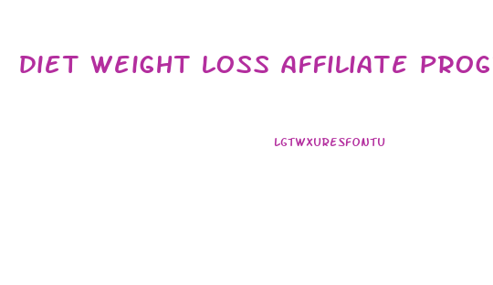 diet weight loss affiliate program