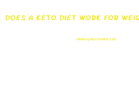 does a keto diet work for weight loss