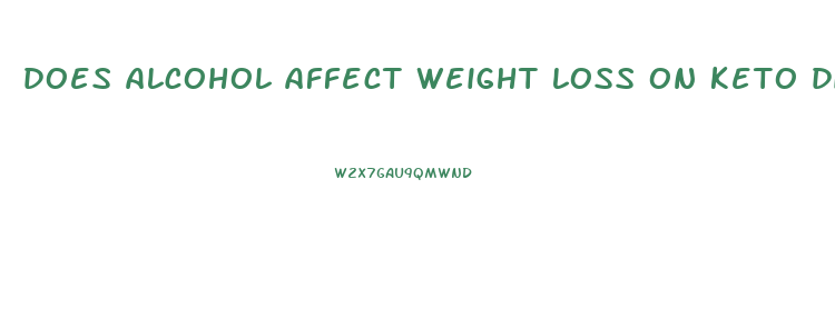 does alcohol affect weight loss on keto diet