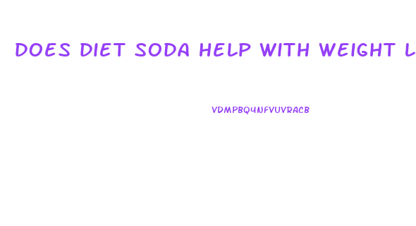 does diet soda help with weight loss