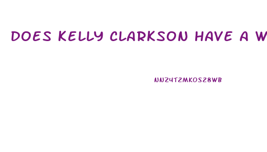 does kelly clarkson have a weight loss program