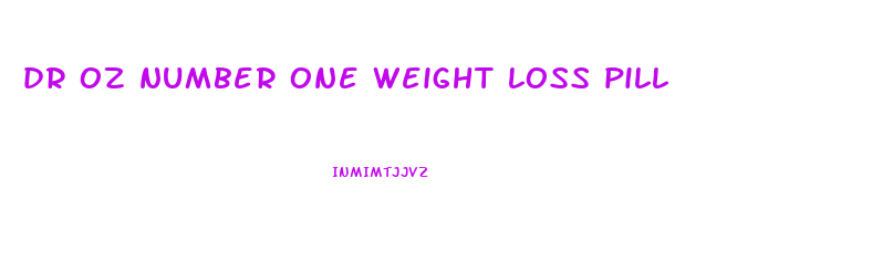 dr oz number one weight loss pill