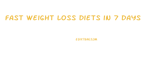 fast weight loss diets in 7 days