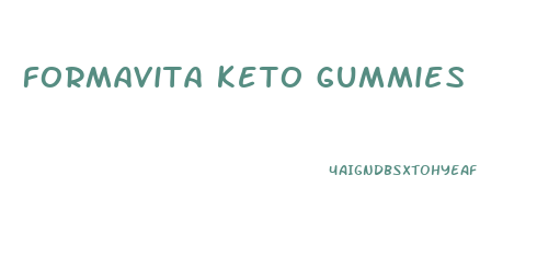 formavita keto gummies