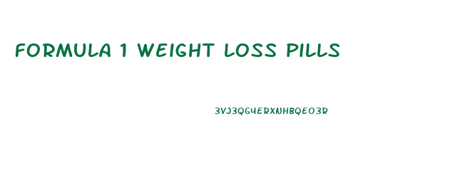 formula 1 weight loss pills